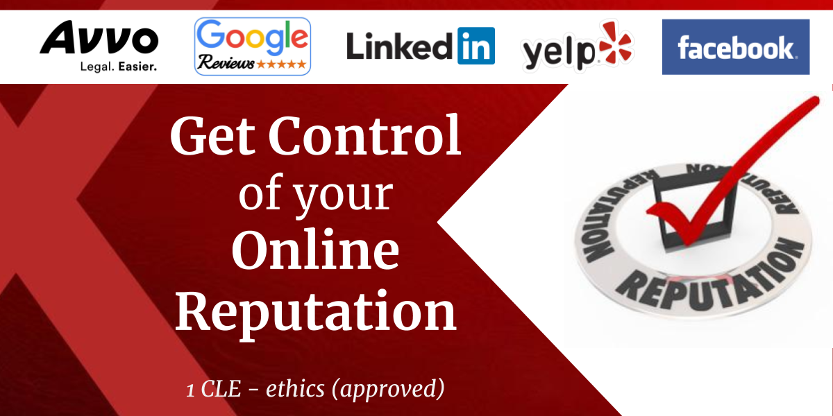 online reputation CLE training
